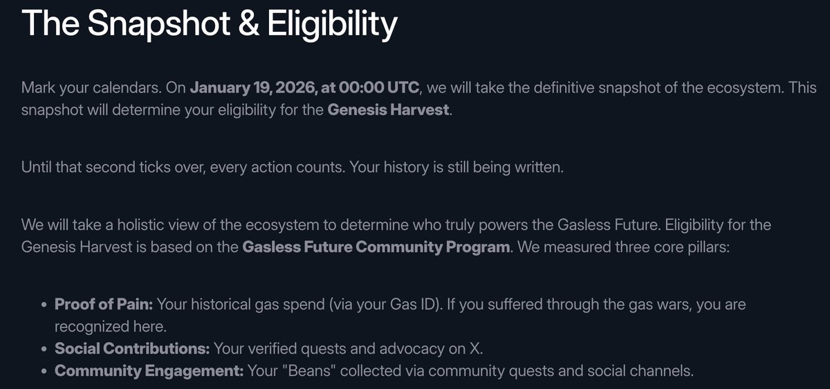 The ETHGas snapshot is on 19th Jan. $GWEI is coming
You still have time to join

👉 ethgas.com/community/onbo…