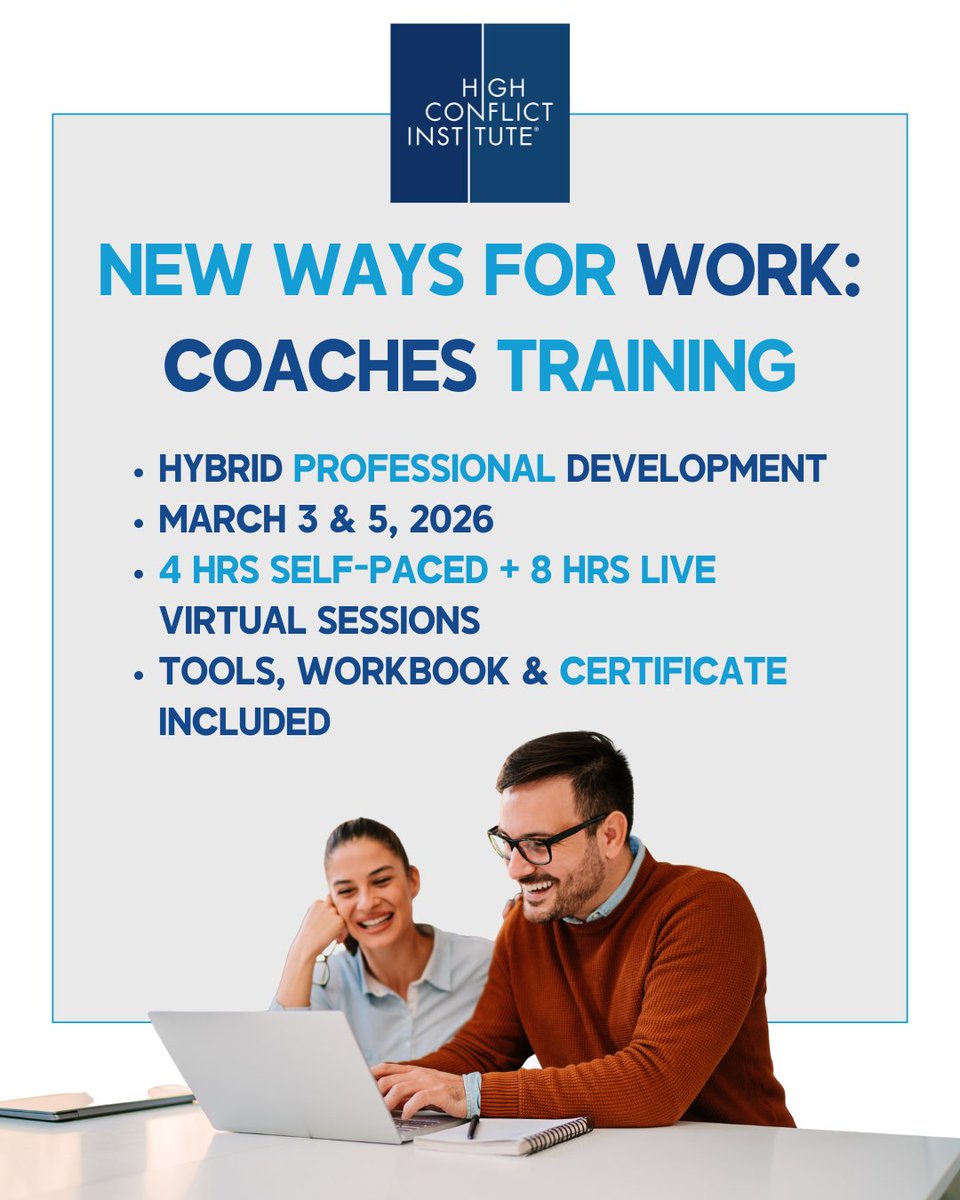 High Conflict Institute tweet media