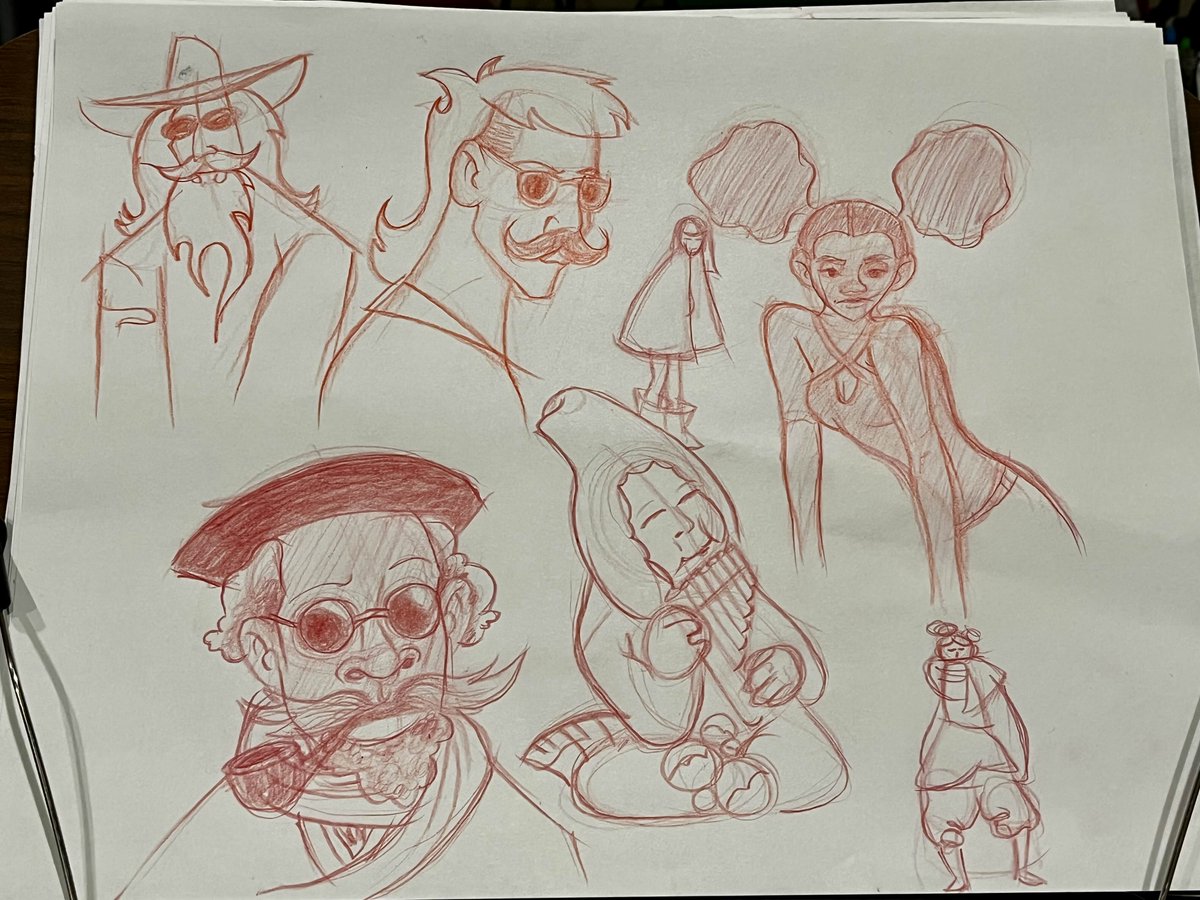 Boxxi2d's tweet image. People Sketches