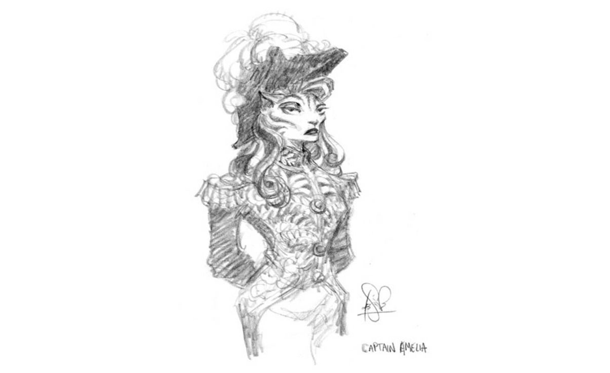 ani_obsessive's tweet photo. Character design work by Peter de Sève for Treasure Planet (2002), dir. Ron Clements and John Musker, Walt Disney Feature Animation https://t.co/gFX03luOep