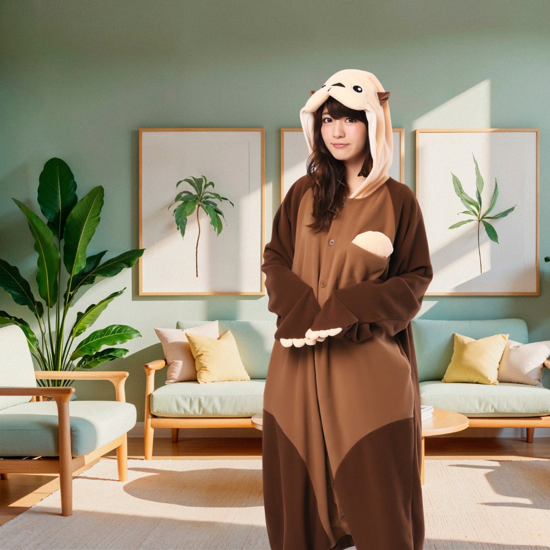 The Sea Otter Kigurumi by SAZAC is all about soft fleece comfort with a playful twist. Easy to wear, impossible to ignore, and perfect for slow days or spontaneous outings. 

Shop the Sea Otter Kigurumi now and upgrade your cozy game 🛍️🦦kigurumi-shop.com/sea-otter-kigu…