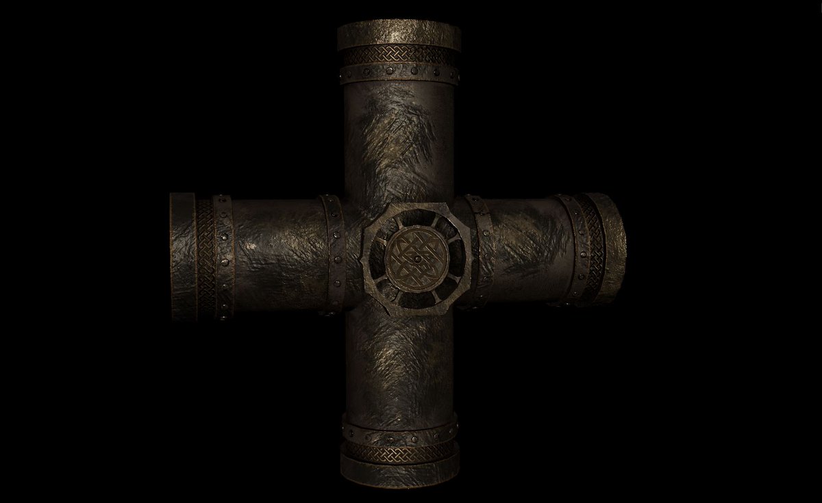 Made a Nordic Pipe kit for an upcoming Creations Mod, i'll also eventually upload the pipe kit as a modders resource to the nexus after the Creations mod releases. #Skyrim #Creations #SkyrimMods