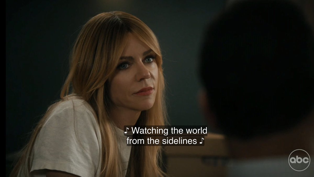 softpippa's tweet image. with sidelines playing in the background. i will be here for the foreseeable future. #HighPotential