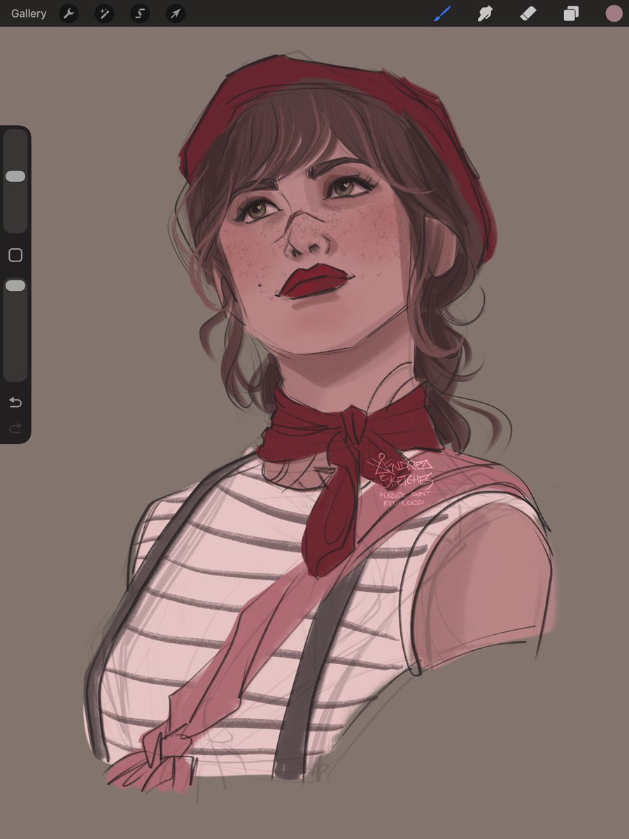 andrea_sketches's tweet image. quick sciel warmup before i start comms