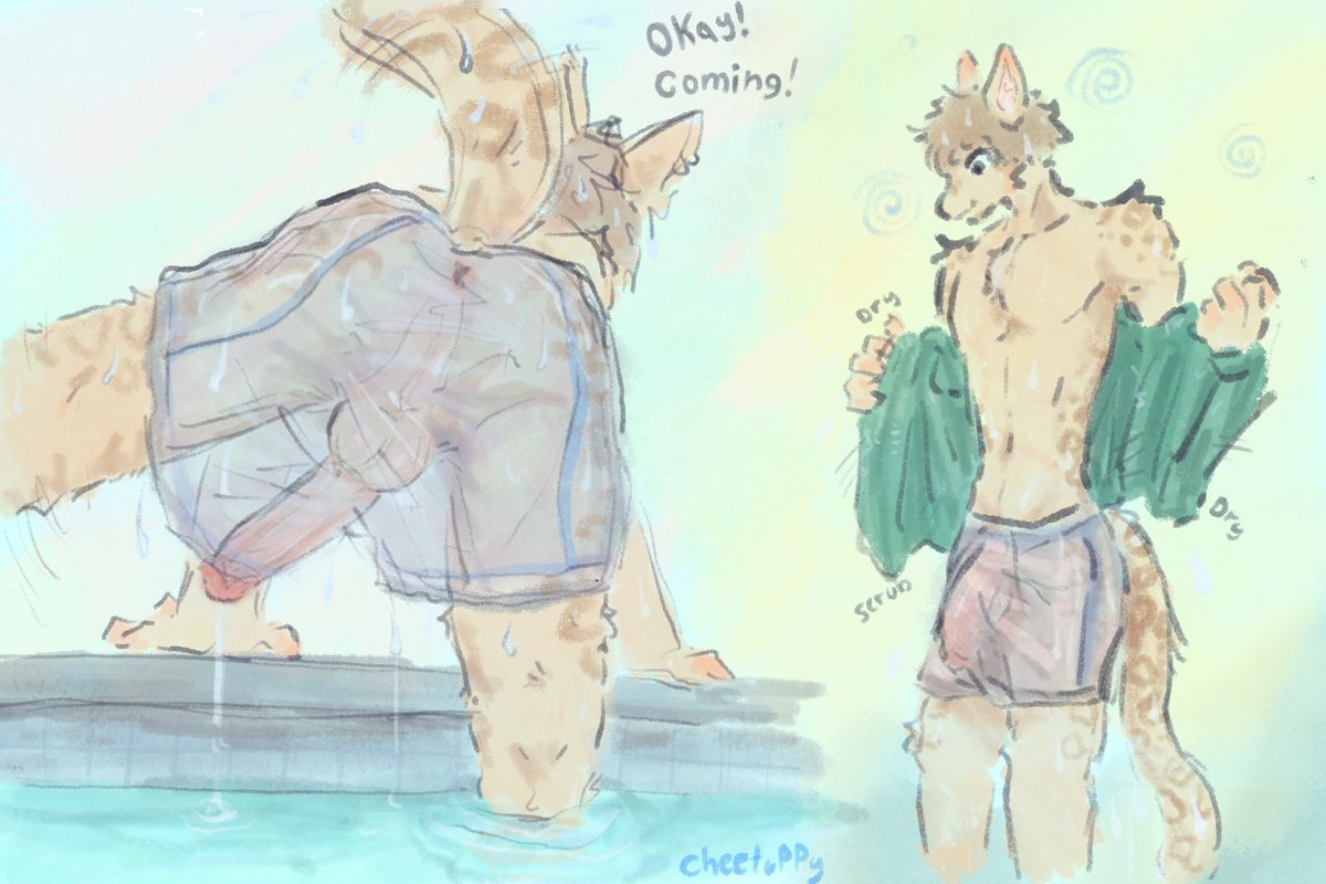 Cheetuppy's tweet image. See through when wet