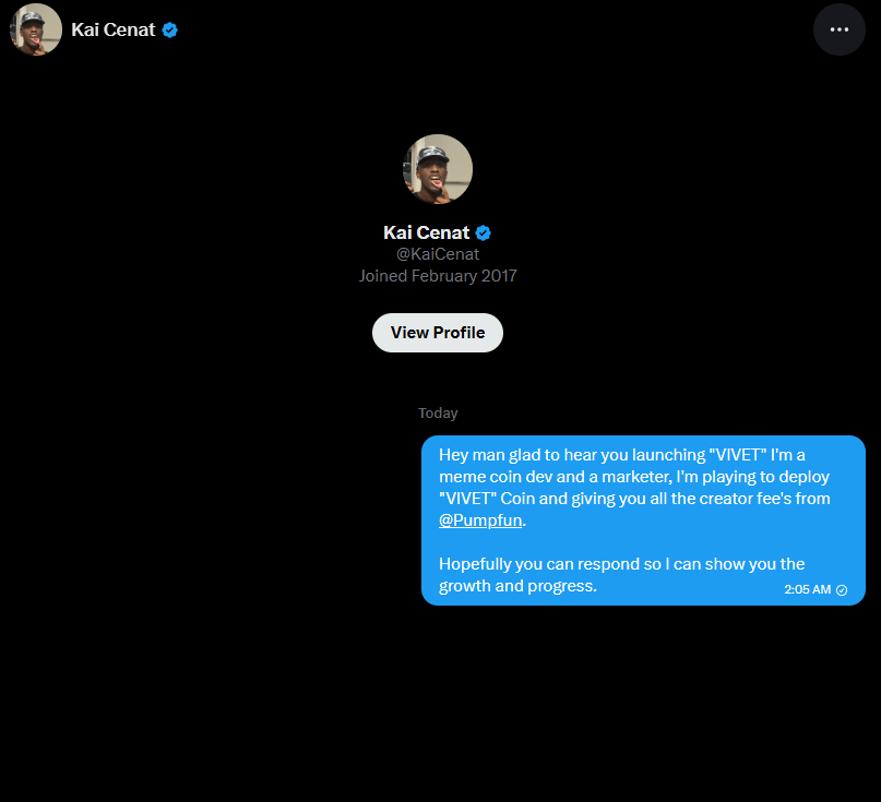 $VIVET OFFICIAL tweet media