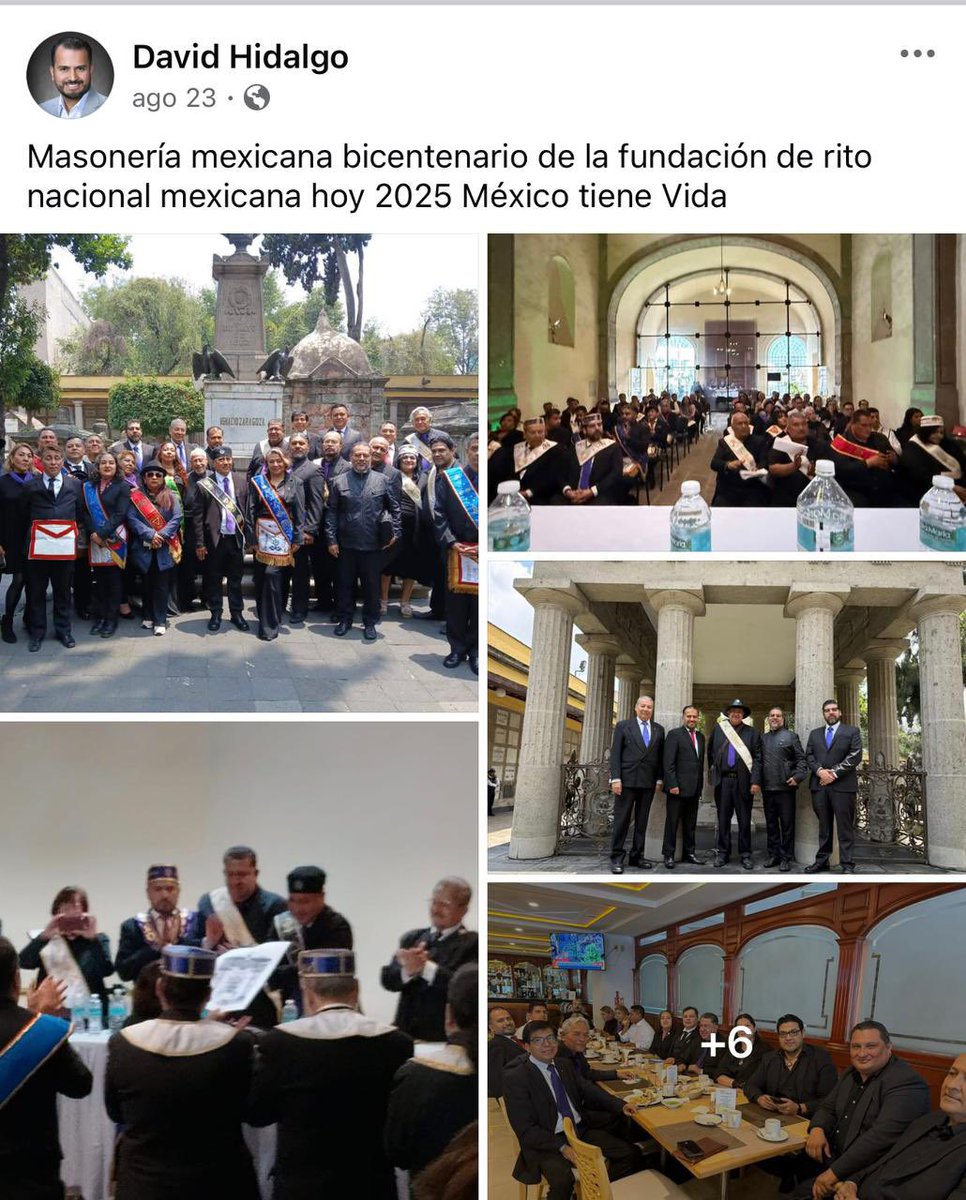 jeancarlopmag's tweet image. Les cuento que el partido en formación «México Tiene Vida», que se ha acercado a comunidades evangélicas y a grupos católicos, está formado y operado con y por masones. Abiertamente masones.

Conste que se avisó. Qué cosas, ¿no? Es otro PES. Más de lo mismo.