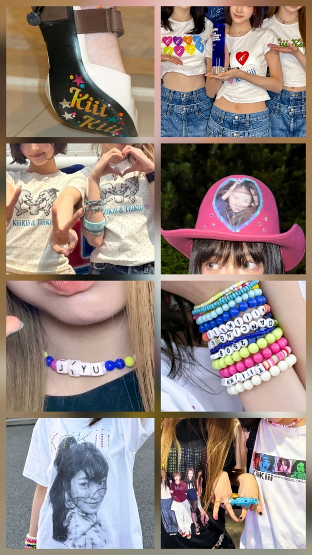 starfess's tweet image. kiiikiii itu SENI is real, salut sama tim kreatif nya yang beneran NGEBIKIN SESUATU, entah untuk cb ataupun tampil dipanggung, liat ini deh! gelang beads - baju - topi -kalung semua NGIKIII banget, dare to make an effort to create something authentic for kiiikiii -star