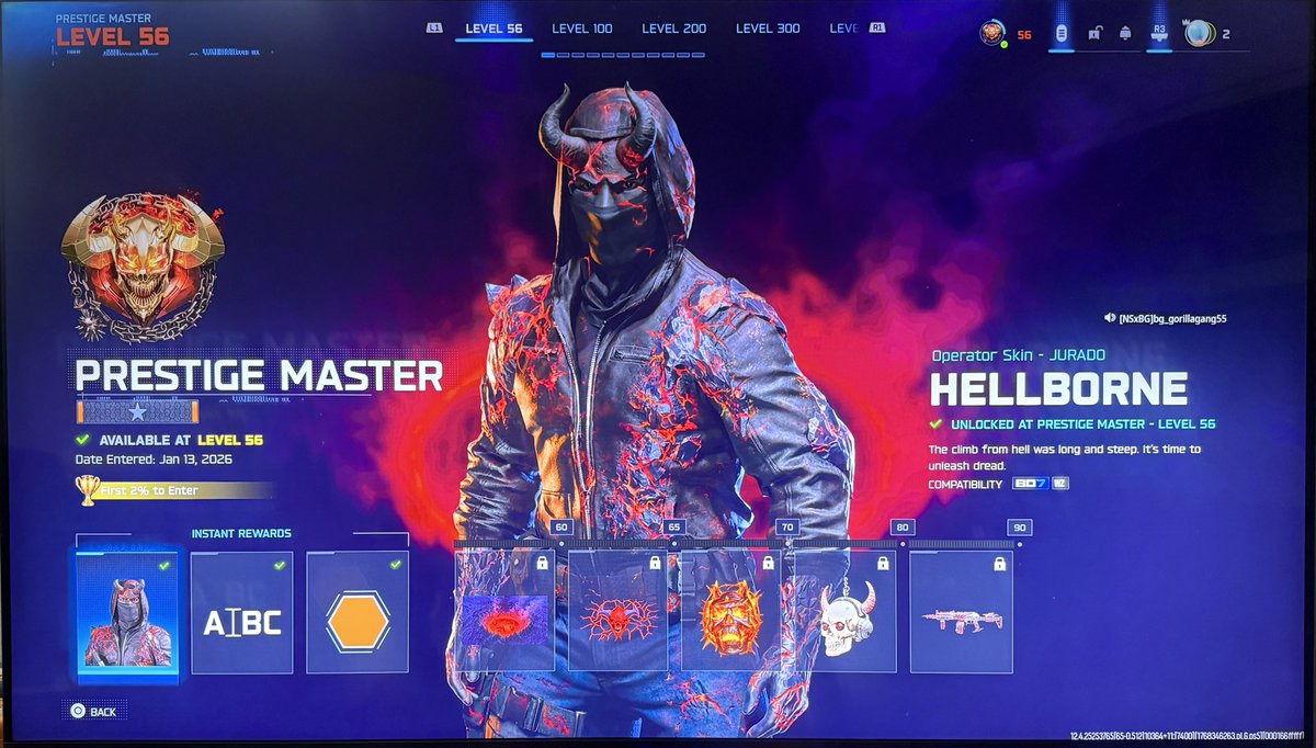 dolo5539's tweet photo. Been playing this game too damn much lol.....first 2% to get into prestige master #NoLife #CallOfDuty #BlackOps7 😂😂😂 https://t.co/mBV8Fr550O