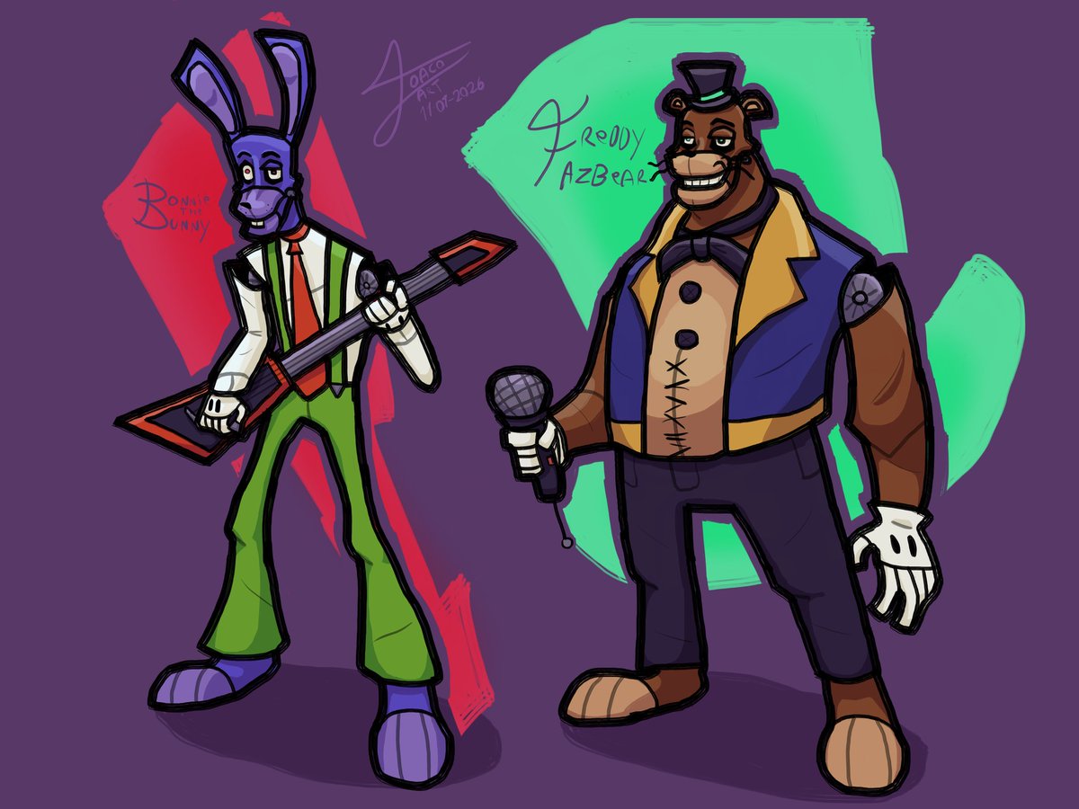 Freddy and Bonnie
#FNAF