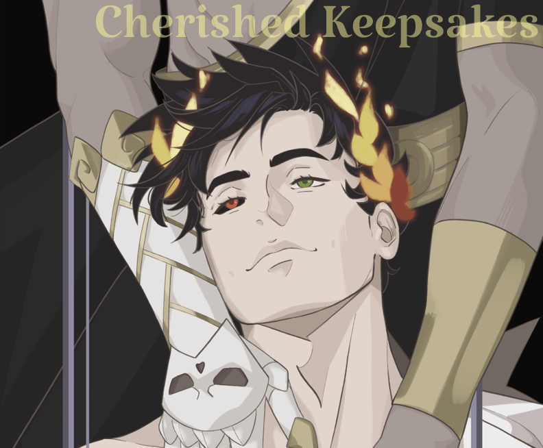 thanzagfanclub's tweet photo. Wonder what has Zagreus looking so love-struck? https://t.co/hhYZ26iLhN