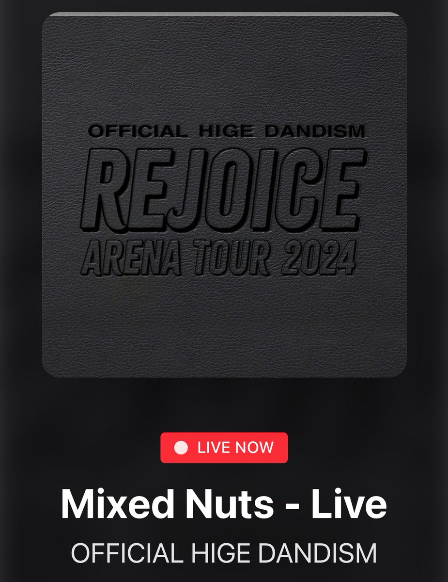 NOW ON AIR🔥

Official髭男dismのミックスナッツ (Live) shazam.com/track/84862793…

<a href="/HitsRadioCanada/">Hits Radio Canada</a>         𝕋𝕙𝕒𝕟𝕜 𝕪𝕠𝕦 ❤︎"         #GlobalPopFrenzy 🇨🇦           
📻 hitsradio.cgrmedia.ca