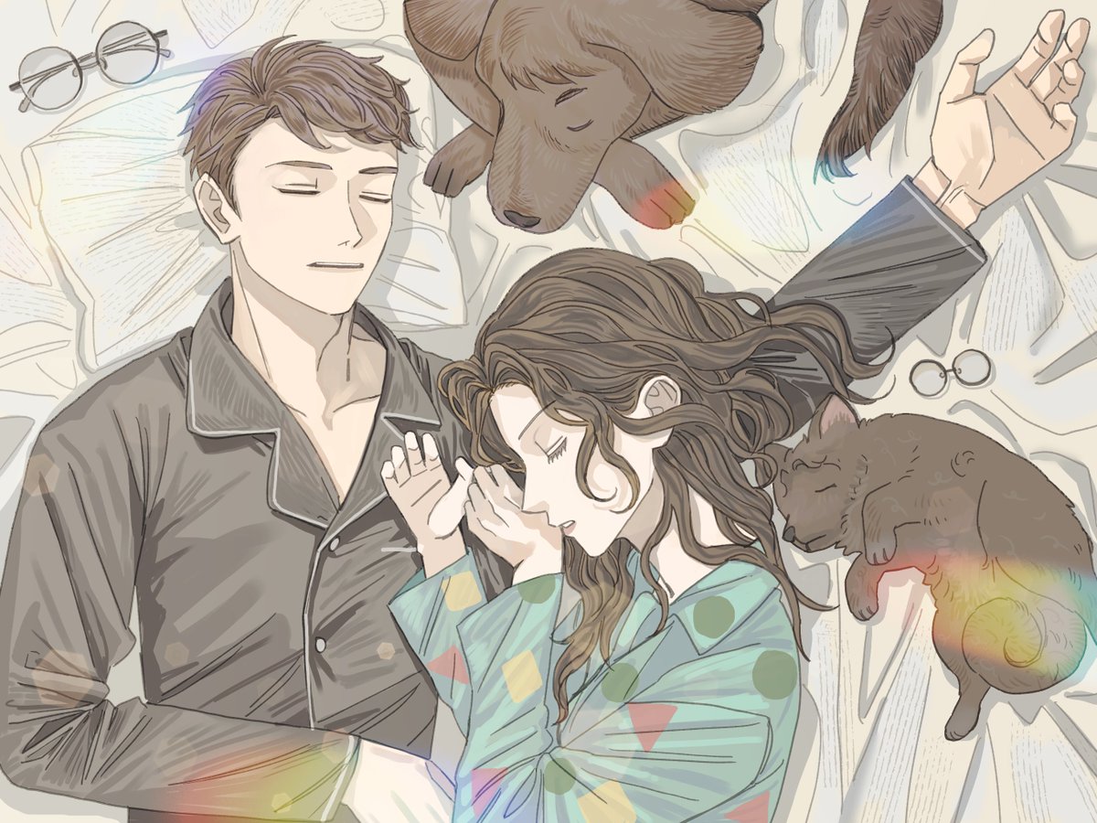 일러스트 타입 커미션 받았습니다 (링크 : kre.pe/X7jG )
드림커플과 닮은 강아지들을 함께 그릴 수 있는 너무너무 귀여운 커미션 요청이었어요 🐶🐶 신청 감사합니다!