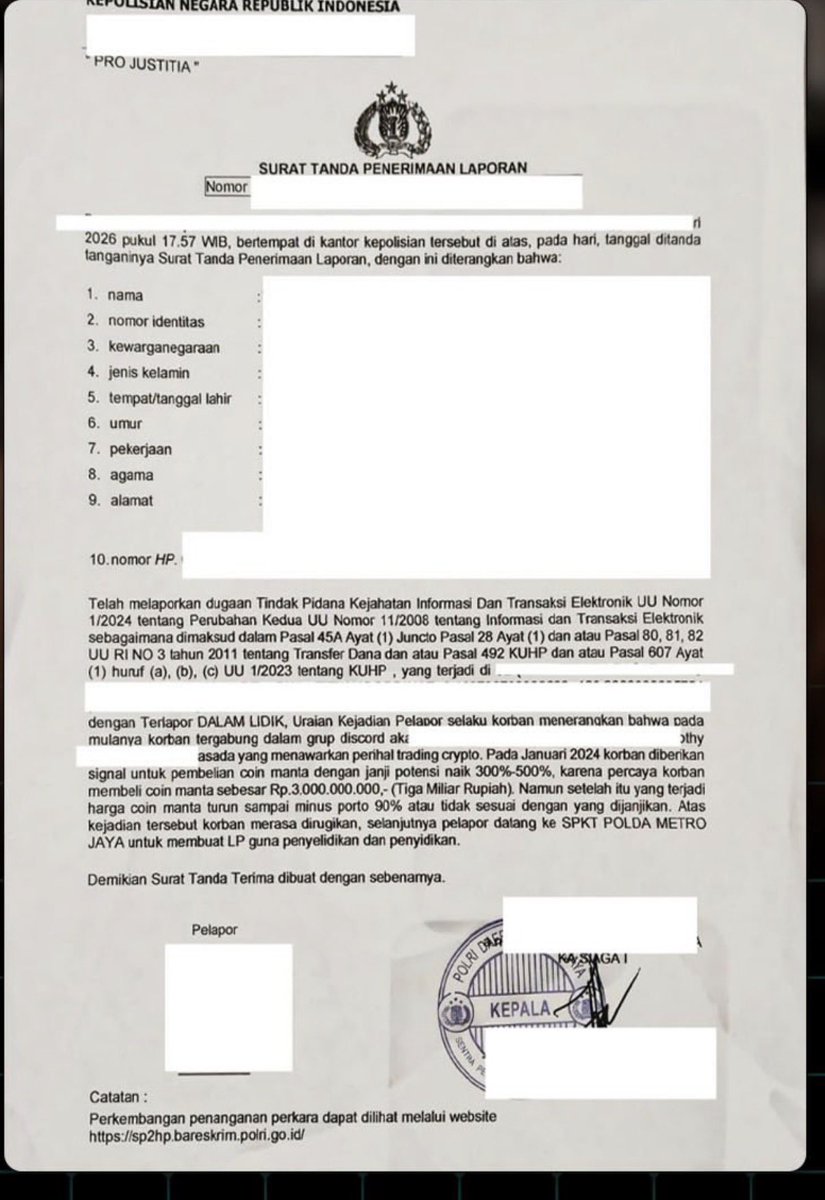 Apa Dasar Hukum Timothy Ronald Dipolisikan?

Berdasarkan pengamatan terhadap pola konten, promosi, dan produk yang ditawarkan, terdapat indikasi kuat adanya unsur mens rea dalam tindakan yang dilakukan TR &amp; K di AC.

MENS REA = niat jahat / sikap batin pelaku saat melakukan