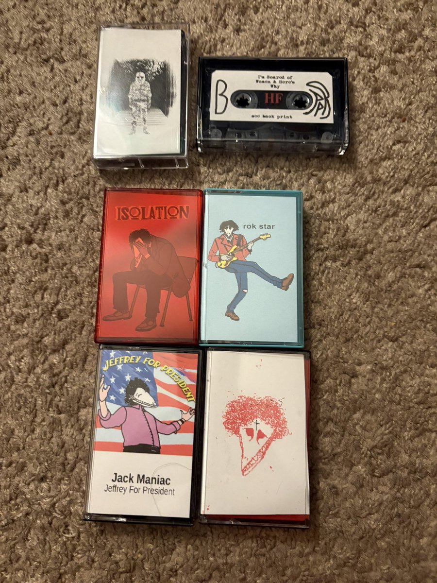 deathcel_'s tweet image. Very awesome cassettes i got from printed paper recording 👍