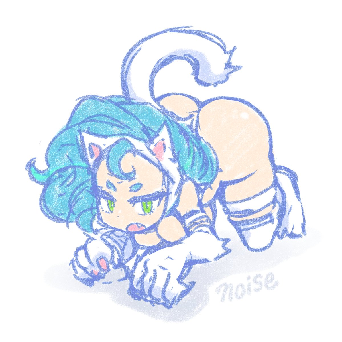 久しぶりにフェリシアさんを描いたよ!みて! 