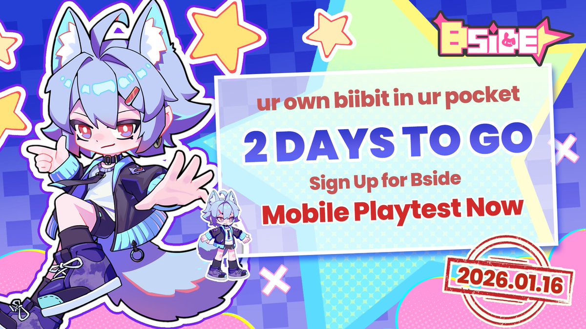 Bside_zone's tweet image. 𝟤 𝒹𝒶𝓎𝓈 𝓉𝒾𝓁𝓁 𝑜𝓊𝓇 𝓂𝑜𝒷𝒾𝓁𝑒 𝓅𝓁𝒶𝓎𝓉𝑒𝓈𝓉 𝓁𝒶𝓊𝓃𝒸𝒽!  𝒯𝑜 𝑔𝑒𝓉 𝒾𝓉 𝒷𝑒𝒻𝑜𝓇𝑒 𝑒𝓋𝑒𝓇𝓎𝑜𝓃𝑒, 𝓈𝒾𝑔𝓃 𝓊𝓅 𝒽𝑒𝓇𝑒: bside.zone