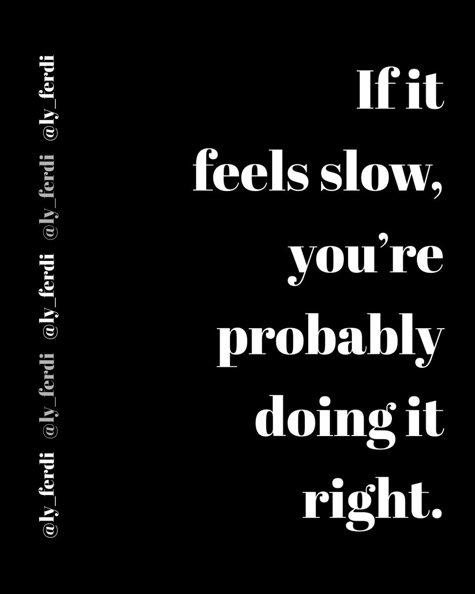 lyferdi's tweet image. If it feels slow, it means the foundation is being built.
Keep going. 🖤

#keepdoing #dowhatyoulove #rightthing #neverrushed