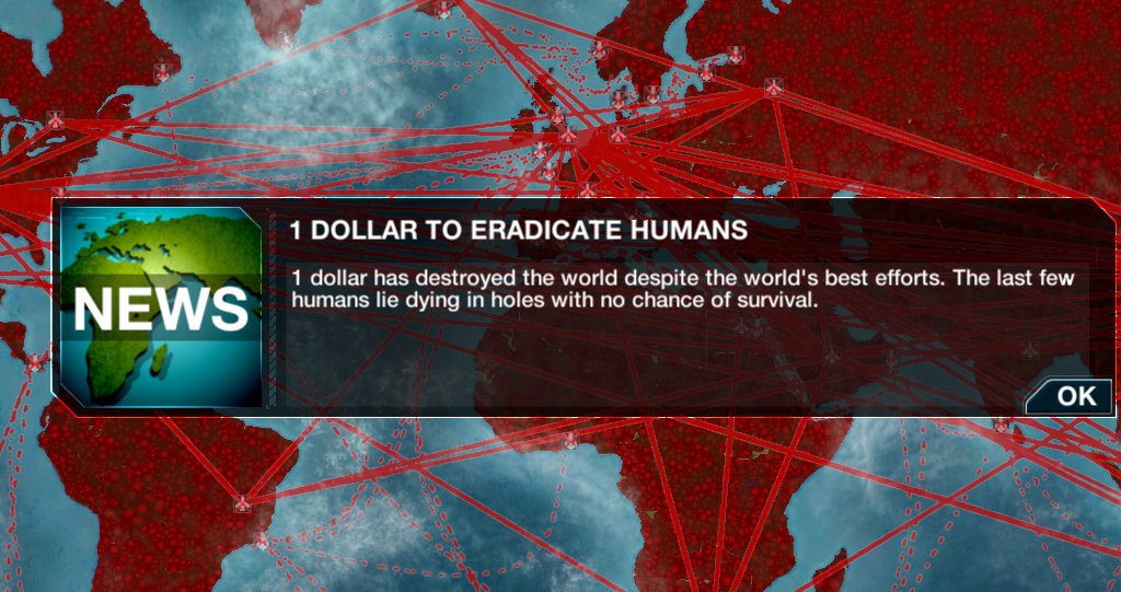 Naming my plague something funny in Plague Inc never fails to get a giggle out of me