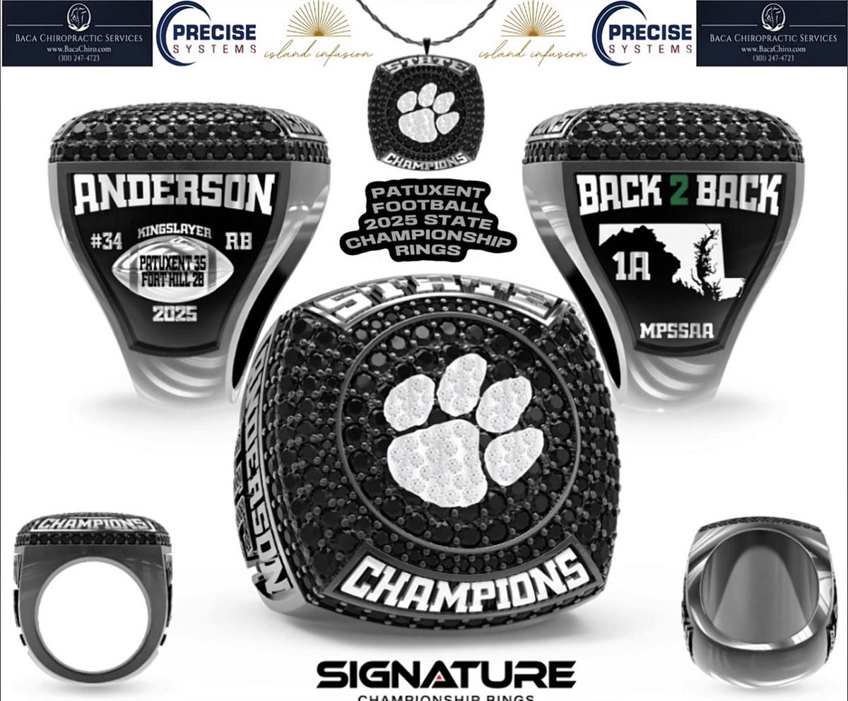 CoachHeinbaugh's tweet image. STATE CHAMPIONSHIP RING REVEAL VIDEO💍⚫️🥶👀

#WETSU #21Banners #BigTimeProgram #ReppinLusby 

Link: youtu.be/ceWNNEJP4b4?si…

@coachcrounse @CoachTyCrounse @ReeseC15_ @zachcrounse15 @Coach_MasonPHS @will_rickwood @BuckLevi @GATALIFESTYLE54 @paxathletics @SMAC_Football