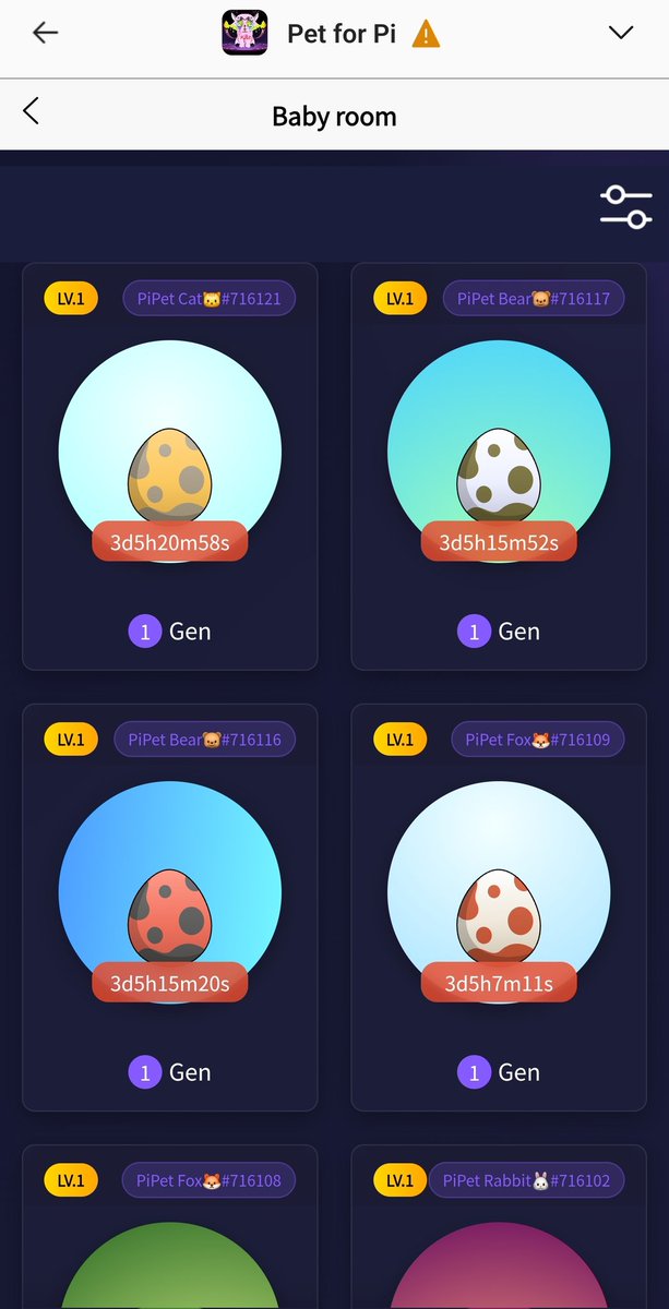 moto7760's tweet photo. In the Baby Room, 10 eggs are peacefully sleeping π₯β¨ Iβm so excited to see how many adorable pets will hatch soon! Each one feels full of surprises and cuteness. Canβt wait to meet them all! πΎπ
#PiPet #NFT #CryptoPets #Web3 #PiNetwork https://t.co/yx712rlhGv