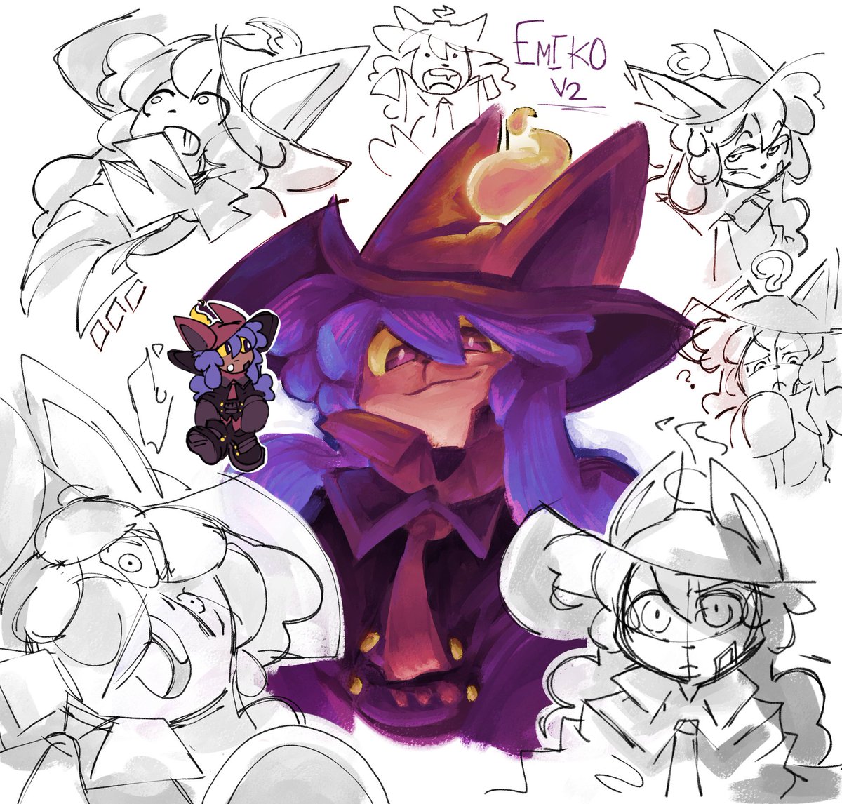Z3ROMaxMaizi's tweet image. Here's a new version of Emiko, straight from the coal mines! 
#OneshotGame #oneshot