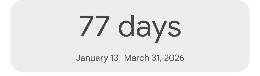 77 days of $sea farming left