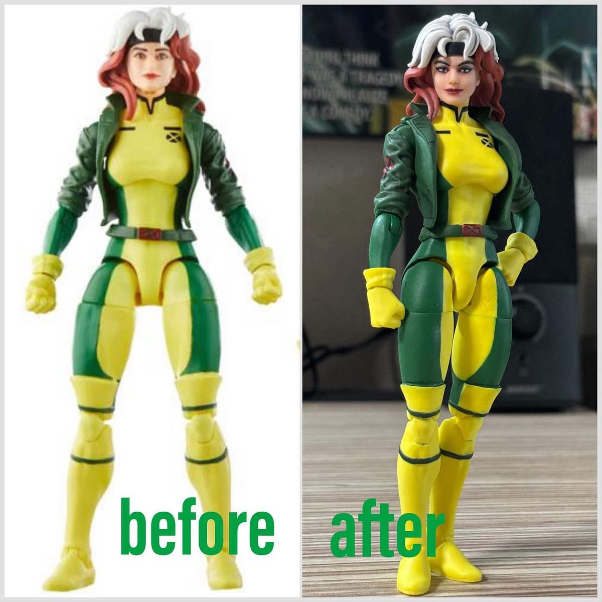 dosagelge's tweet image. 腕を真っ直ぐ下ろすのに脇下削り
肩のラインを整えるのにジャケット側内側削り
足を閉じさせる為股下削り
なんなら股間の軸も曲げたローグ
ここら辺をモノを見て都度弄ってやす