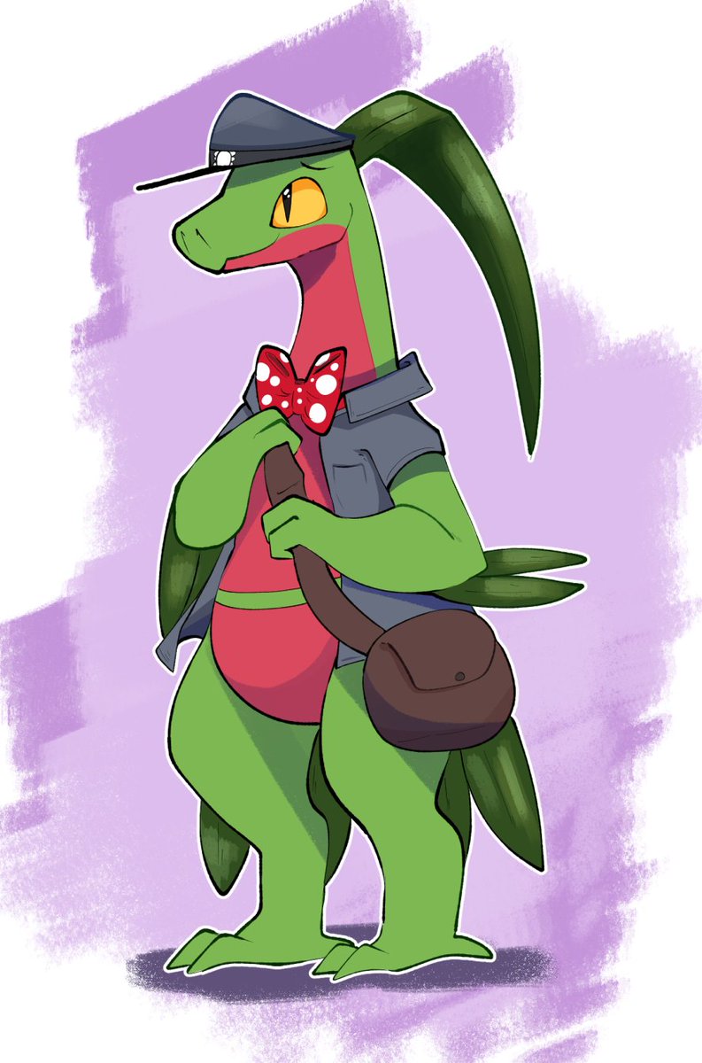 GoopyArt's tweet image. Small little lizard delivering mail