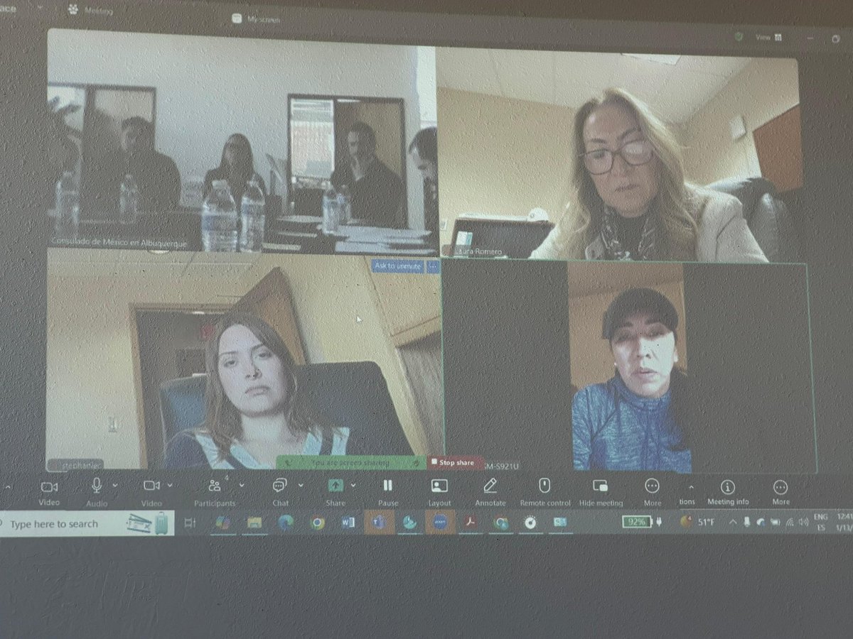 Afinando detalles del “Día de México en Nuevo México” 🇲🇽🤝🇺🇸

Agradecemos a Gerardo Fierro, director ejecutivo de la Autoridad Fronteriza de Nuevo México, y equipo, y a Yuriria Morales-Mangone (<a href="/yuriria_morales/">Yuriria Morales-Mangone</a>) <a href="/NMecondev/">NM Economic Development</a> , presidenta de Sister Cities Albuquerque- Chihuahua, por