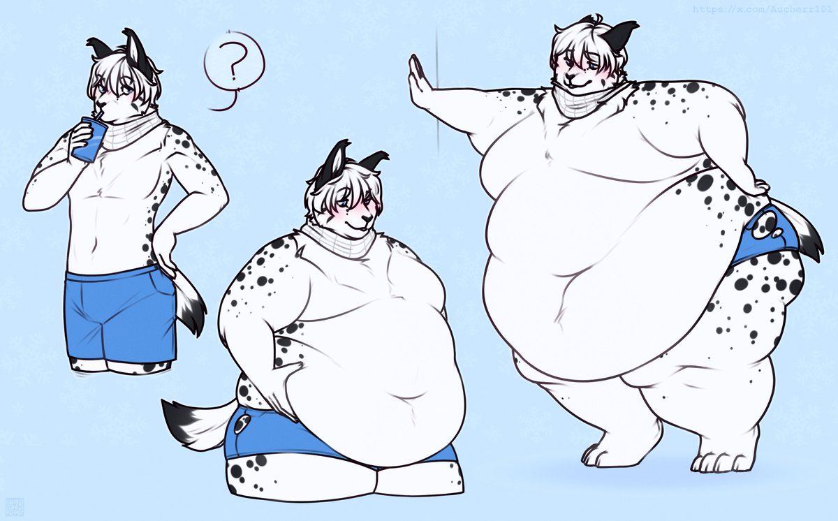 Aucherr101's tweet image. Commission for @GlizzyGoblin04
Flat color sketch 

#fatfurs #ssbhm #sequence #chubby