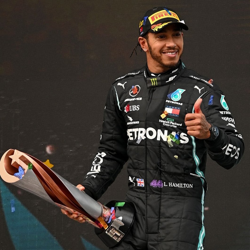 Lewis Hamilton has ...

• won 9.14% of all 1149 races in F1 history
• been on the podium in 17.58% of all 1149 races in F1 history

Formula 1 began in 1950. Lewis has only been racing in F1 since 2007 yet he owns the biggest share of the sport's history. 🤯
