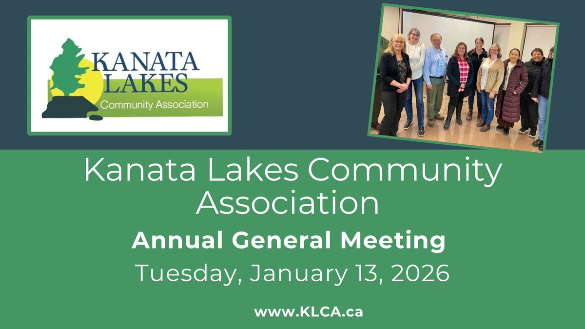 Kanata Lakes Community Association tweet media