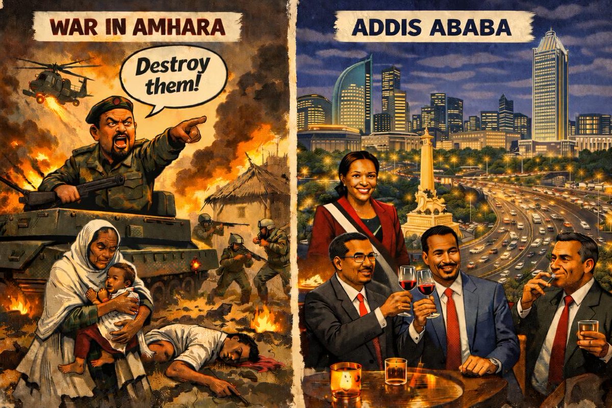 TheFitawrari's tweet image. A reminder that the Amhara people of Ethiopia have faced more than 5 years of genocidal war. The world must learn the reality of what is happening not the fictitious narrative crafted by the regime, because millions of innocent men, women and children deserve to live in peace.