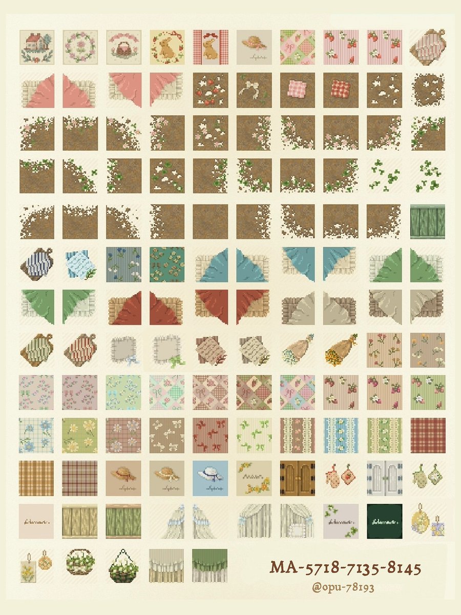 opu_78193's tweet image. ⠀ ⠀⠀ ⠀ ⠀
⊱🌷 お知らせ 🌷⊰

⚘⡱  𝐌𝐀-𝟓𝟕𝟏𝟖-𝟕𝟏𝟑𝟓-𝟖𝟏𝟒𝟓

上記作者コードに投稿中のマイデザを
洋服含め大量に削除する予定です🥲
ご所望のものがございましたら
お早めにDLをお願い申し上げます🙂‍↕️

#ACNHDesign  #あつまれどうぶつの森 #マイデザイン