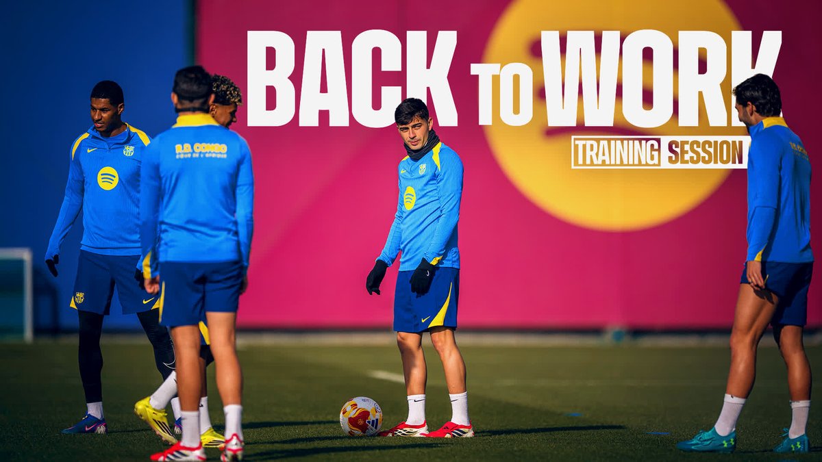 スーパー杯チャンピオン、国王杯に向けてトレーニング💪