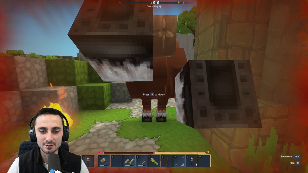 Here is the moment before disaster struck #Hytale