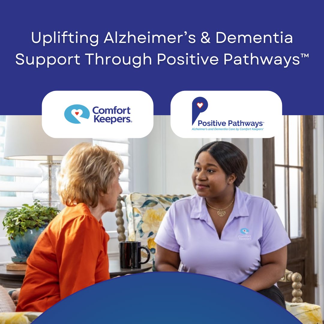 ckmwlakeshore's tweet image. Bring joy to your loved one with Positive Pathways™. 🌼 Our Alzheimer’s &amp;amp; dementia support boosts spirits and connections. 

Start a care plan today! 💕  
bit.ly/4cXd9na  

#ComfortKeepers #AlzheimersSupport #PositivePathways