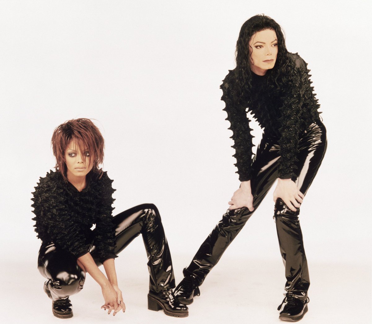 captaineomjjx's tweet image. Janet Jackson and Michael Jackson, 1995