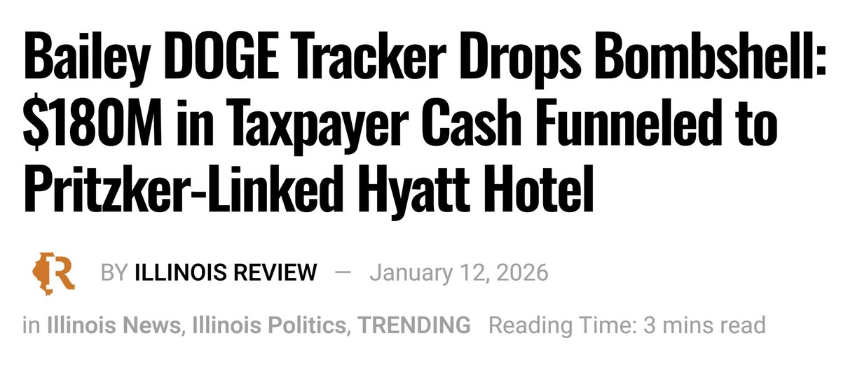 Hey JB, why are Illinois families paying $180 million to renovate your family’s hotel?