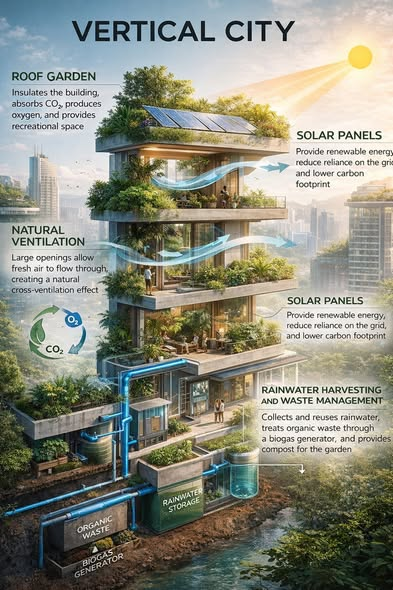 HIXAGroup's tweet image. المدن العمودية 
Vertical Cities
 Sustainable by Designحل عمراني ذكي يدمج التصميم
 الطاقة المتجددة
والأنظمة الخضراء لرفع كفاءة المباني وتقليل الأثر البيئي

في HIXA نطبّق الاستدامة بقيمة حقيقية للمشاريع

#VerticalCities #Sustainability #GreenBuilding #HIXA

facebook.com/share/p/1BgkKH…