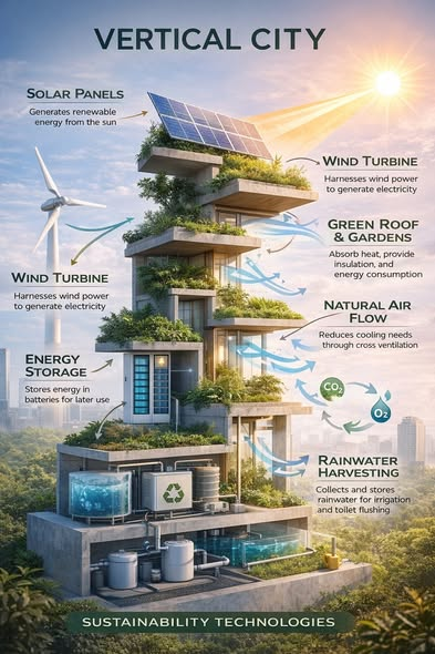 HIXAGroup's tweet image. المدن العمودية 
Vertical Cities
 Sustainable by Designحل عمراني ذكي يدمج التصميم
 الطاقة المتجددة
والأنظمة الخضراء لرفع كفاءة المباني وتقليل الأثر البيئي

في HIXA نطبّق الاستدامة بقيمة حقيقية للمشاريع

#VerticalCities #Sustainability #GreenBuilding #HIXA

facebook.com/share/p/1BgkKH…