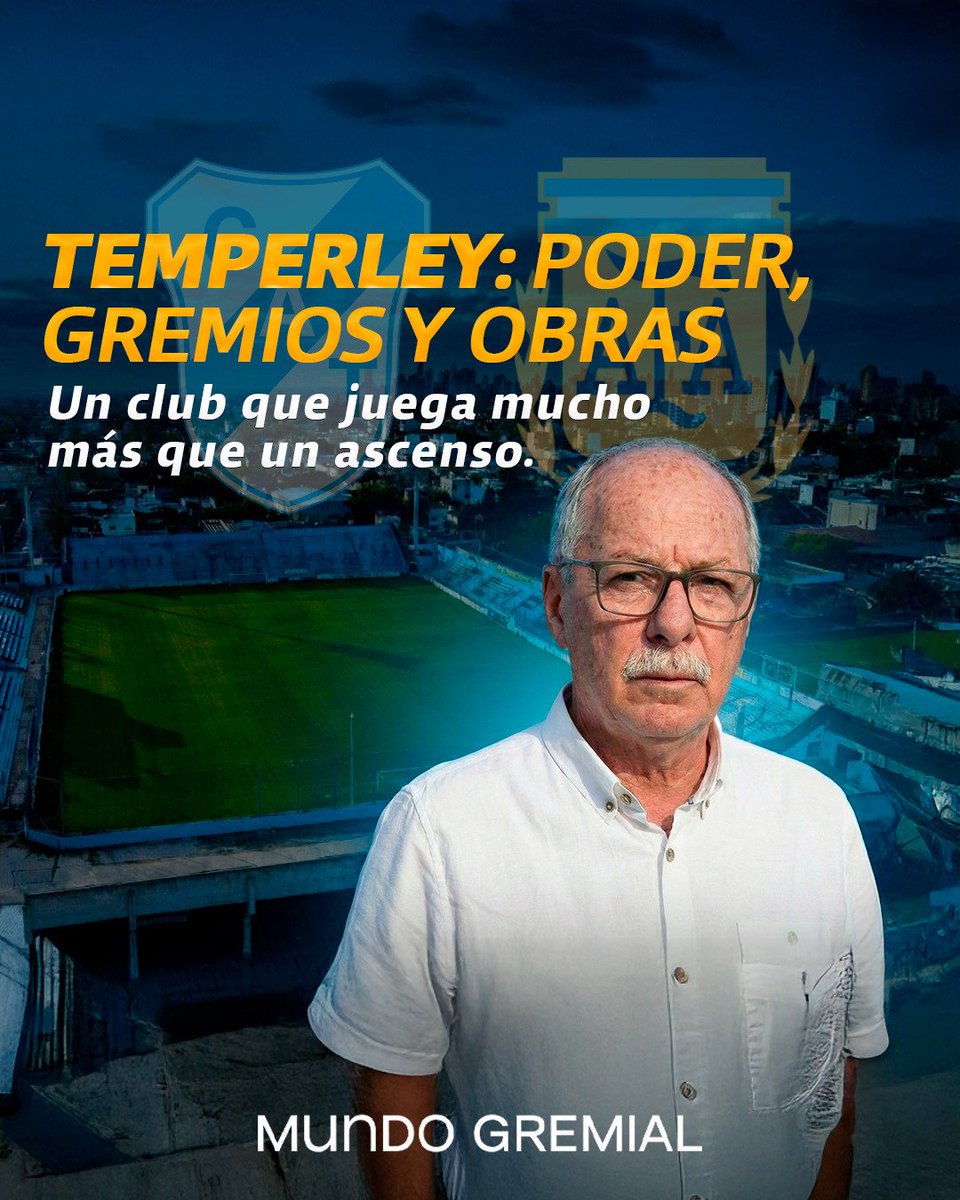 🔵 #Fútbol | Temperley: Poder, gremios, obras y fútbol en un club que juega mucho más que un ascenso

El "Gasolero" cerró el 2025 consolidando un modelo de gestión donde la política y la recuperación patrimonial son tan importantes como la pelota.

Bajo la presidencia de Alberto