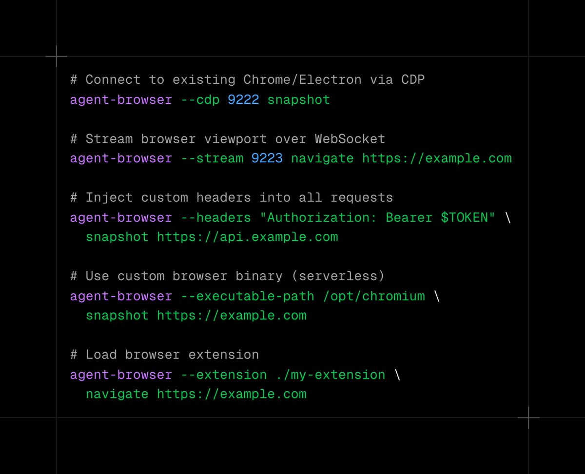 Feature list screenshot