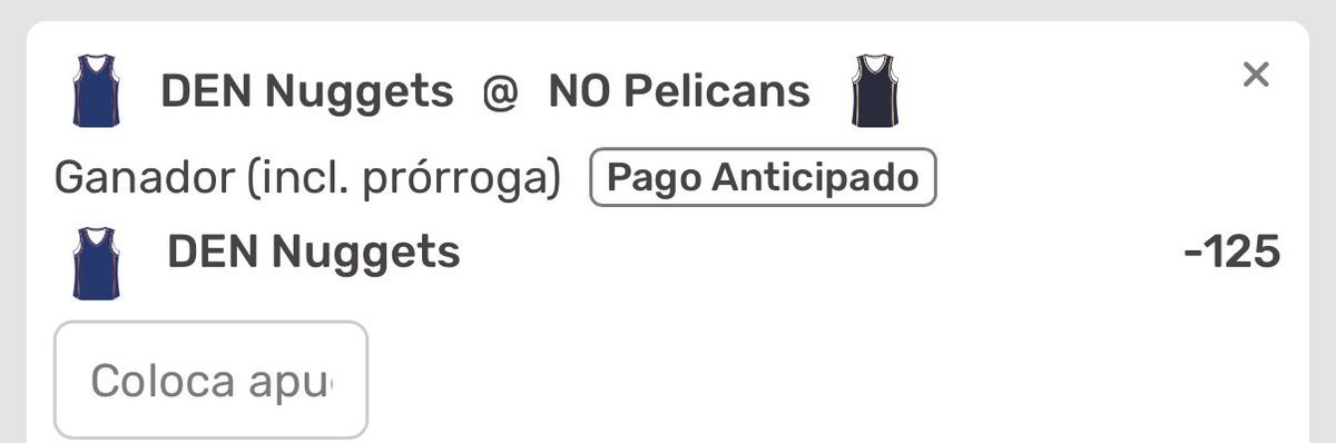 NahuelPicks's tweet photo. #FreePick

Vamos por el 4-0

Denver sin Jokic debe de ser capaz y sacarle la victoria a Nuevo Orleans.

#DenverNuggets #MileHighBasketball https://t.co/mHm0RcSudI