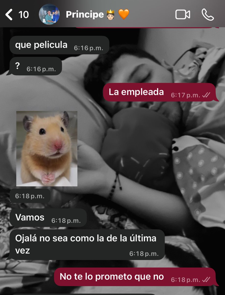 La última película que lo lleve a ver fue Mátate, amor 🤣🤣🤣