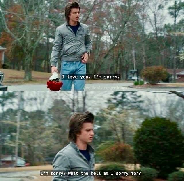 StrangerNews11's tweet image. Steve Harrington tried to apologize to Nancy and ended up fighting monsters for four seasons…