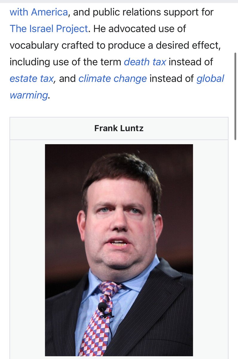 Meet the Jew who popularized the term “Climate Change” to make it more palatable to conservatives…

Always subversive and destructive…