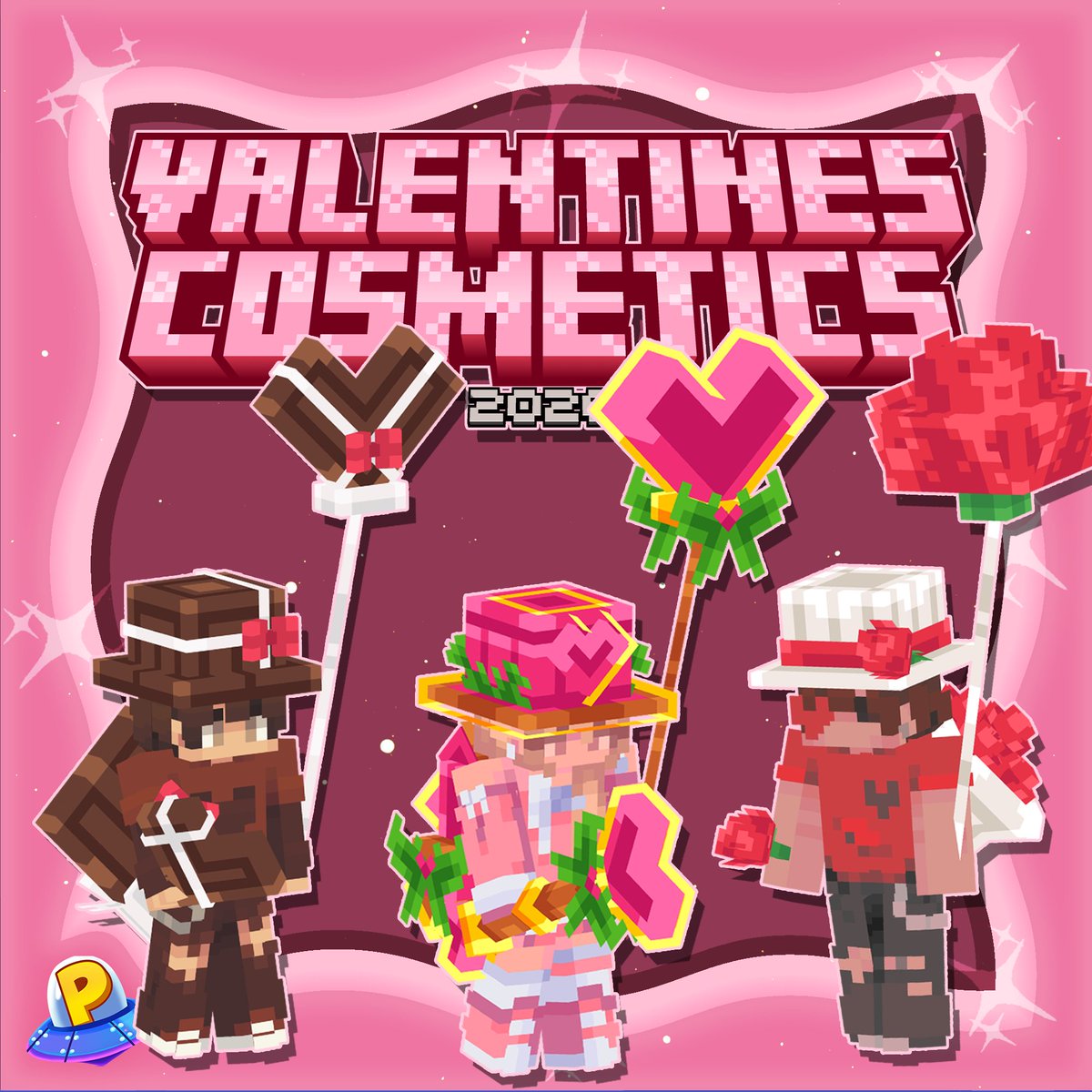 Spead the love! Just released Valentines Cosmetics 2026. If you're a server owner and are looking to show love to your players, this is the perfect product for you. You can find it exclusively <a href="/MCModelsNet/">MCModels</a> for $4.99 for each set or $14.99 for all 3!

Made on <a href="/blockbench/">Blockbench</a>