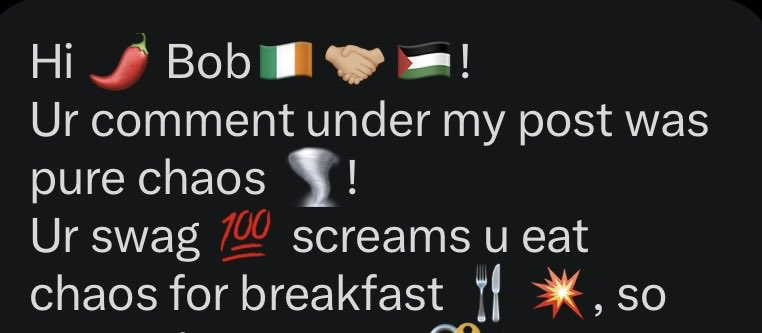 Okay this wins in terms of my spam message requests